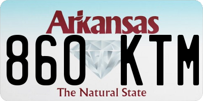 AR license plate 860KTM