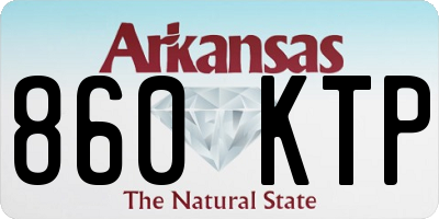 AR license plate 860KTP