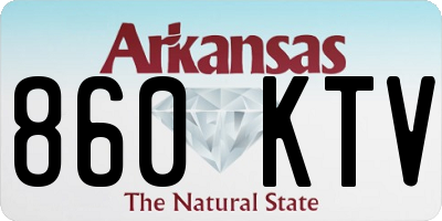 AR license plate 860KTV