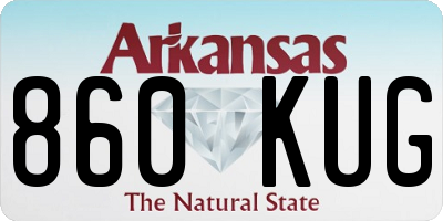 AR license plate 860KUG