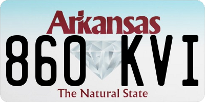 AR license plate 860KVI