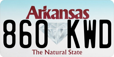 AR license plate 860KWD