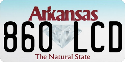 AR license plate 860LCD