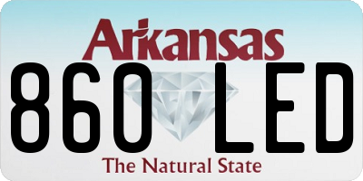 AR license plate 860LED
