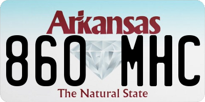 AR license plate 860MHC
