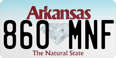 AR license plate 860MNF