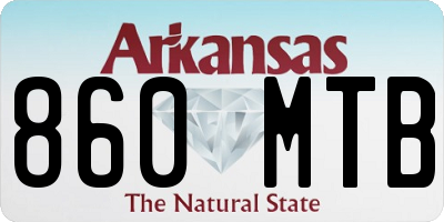 AR license plate 860MTB