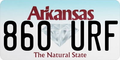 AR license plate 860URF