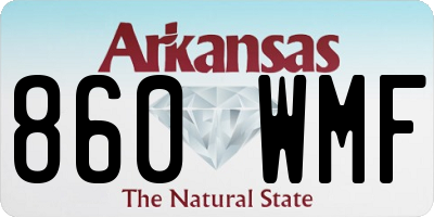 AR license plate 860WMF