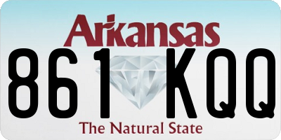 AR license plate 861KQQ