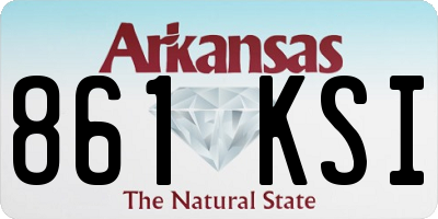 AR license plate 861KSI