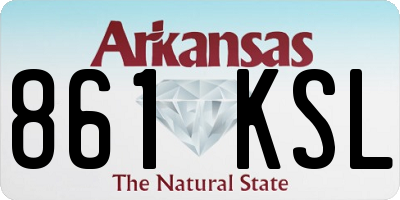 AR license plate 861KSL