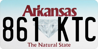 AR license plate 861KTC