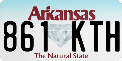AR license plate 861KTH