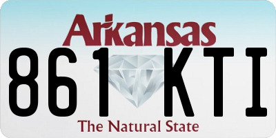 AR license plate 861KTI