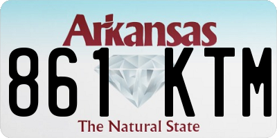 AR license plate 861KTM