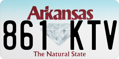 AR license plate 861KTV