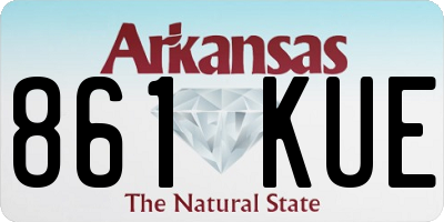 AR license plate 861KUE