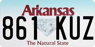 AR license plate 861KUZ