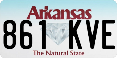 AR license plate 861KVE