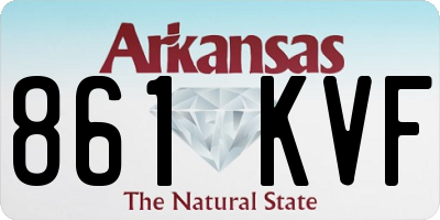 AR license plate 861KVF