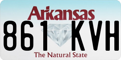 AR license plate 861KVH