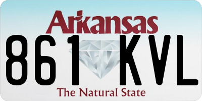 AR license plate 861KVL