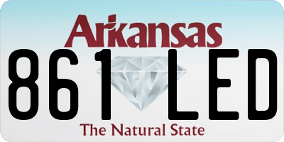 AR license plate 861LED