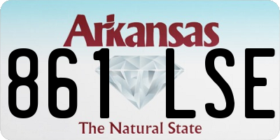 AR license plate 861LSE