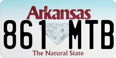 AR license plate 861MTB