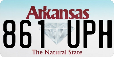 AR license plate 861UPH