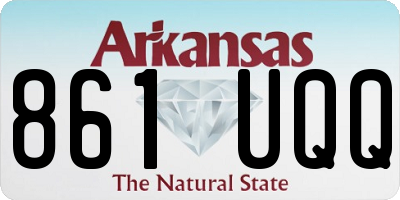 AR license plate 861UQQ