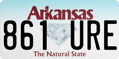 AR license plate 861URE