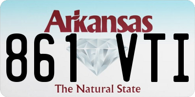 AR license plate 861VTI