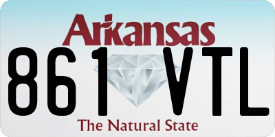AR license plate 861VTL