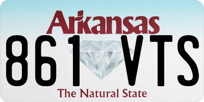 AR license plate 861VTS