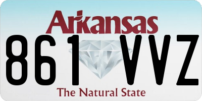 AR license plate 861VVZ