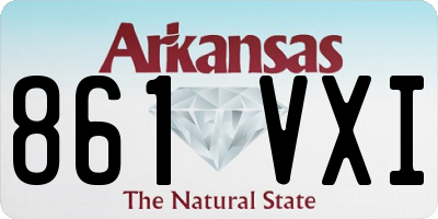 AR license plate 861VXI