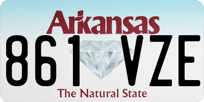 AR license plate 861VZE