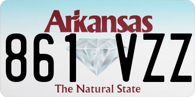 AR license plate 861VZZ