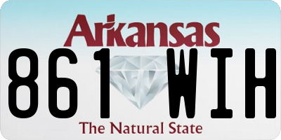AR license plate 861WIH