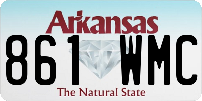 AR license plate 861WMC