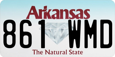 AR license plate 861WMD