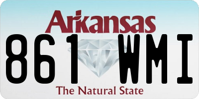 AR license plate 861WMI