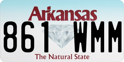 AR license plate 861WMM