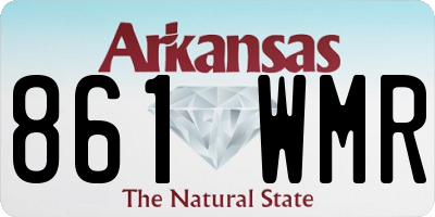 AR license plate 861WMR