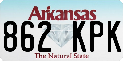 AR license plate 862KPK