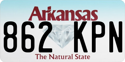 AR license plate 862KPN