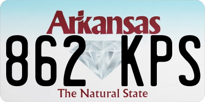 AR license plate 862KPS