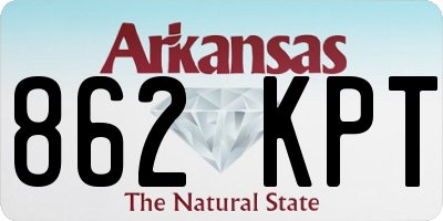 AR license plate 862KPT